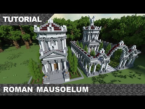Minecraft Roman Mausoleum Tutorial & Download