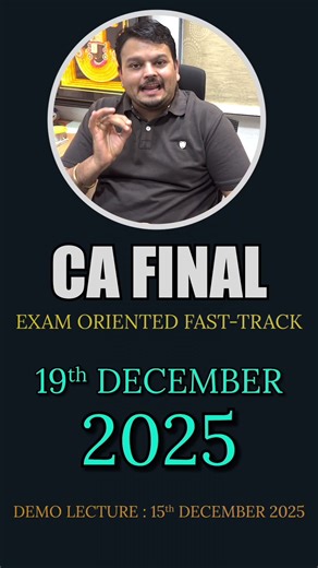CA Final Direct Tax | Exam-Oriented Batch May/Sept 26 & Jan 27 | Complete Course by CA Vijay Sarda