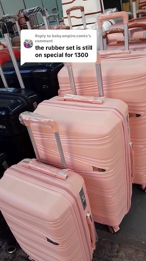 Get Your Three Piece Rubber Suitcase on Sale in Johannesburg