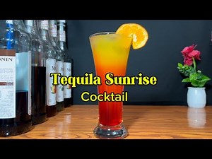HOW TO MAKE TEQUILA SUNRISE COCKTAIL