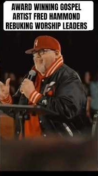 GOSPEL MUSIC LEGEND FRED HAMMOND REBUKING WORSHIP LEADERS#gospelmusic #gospelmusician #gospelsinger