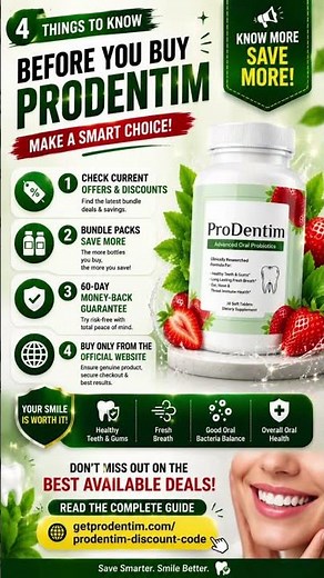 Looking for a ProDentim Discount? #healthyteeth #teethdecay
