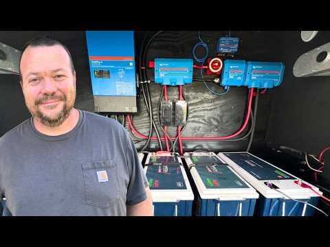 RV Victron Build is DONE! No Solar, ALL Battery.