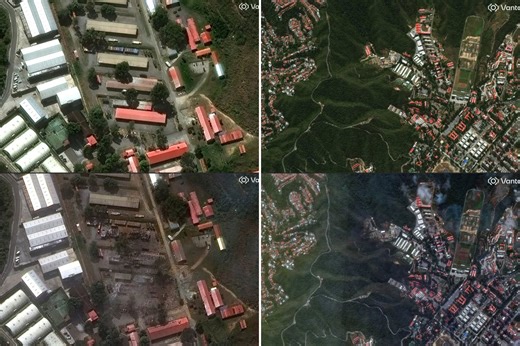 Satellite images reveal damage from US strikes on Venezuela’s military during Nicolás Maduro capture