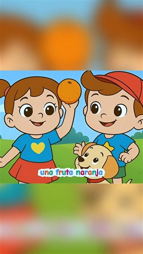 Aprende el COLOR NARANJA 🧡 | Parte 1 Canción Infantil de Colores – Luna y Max #cancionesinfantiles