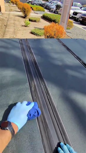 Using Koch chemie nano magic plast care to restore cover #detailing #cardetailing #mobiledetailing