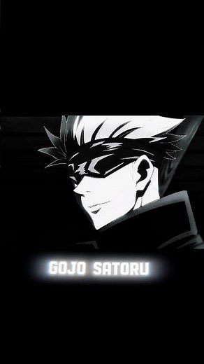 Gojo Black & White Divinity💀 #animeedit #gojo