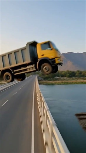 Truck vs Train Mission impossible #music #railroad #aiedits #railtrack #train