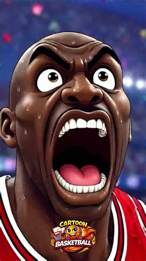 Michael Jordan Epic Cartoon Transformation #michaeljordan #basketball #shorts