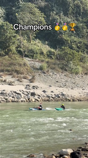 First Place in Himalayan River Guide Kayak Championship