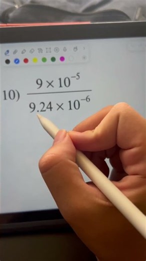 CAN YOU DIVIDE THESE NUMBERS USING SCIENTIFIC NOTATION? #shorts #viralshorts