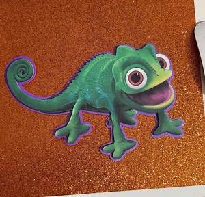 Rapunzel’s Pet Pascal. Die Cut - Etsy