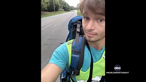 Three years ago, after getting into his dream college, Gordon Wayne, who was homeless at the time, made a remarkable journey—deciding to walk to the school to raise money for the homeless. Now, he's at again and inspiring others. David Muir reports. https://trib.al/iJodnmO | ABC World News Tonight with David Muir