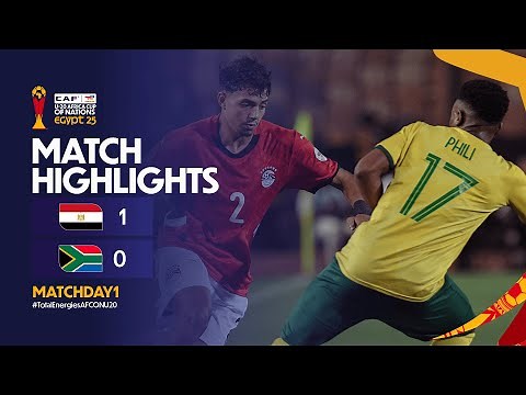 Egypt 1-0 South Africa Match Highlights l TotalEnergies AFCON U-20 l Matchday 1 Highlights