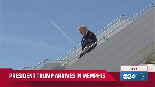 Trump lands in Memphis ahead of Safe Task Force roundtable