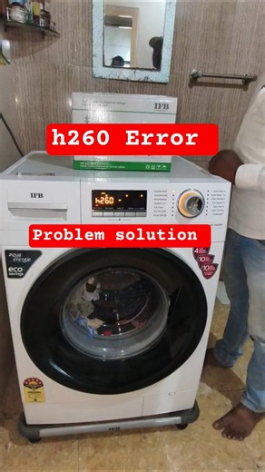ifb front load washing machine h260/L175 error problem solution #washingmachine #service #technician