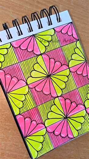 Simple Flower → Stunning Zentangle 😍 #shorts #shortsfeed #shortvideo