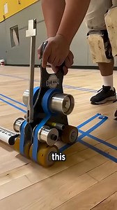 This is a court line taping machine...! | Rowem Tigtig