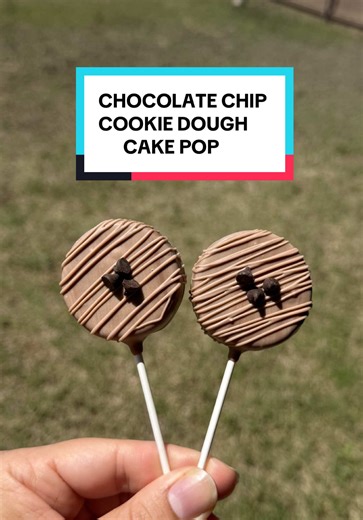 Chocolate Chip Cookie Dough Cake Pops Tutorial