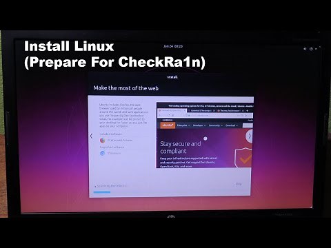 NEW Install Linux (Ubuntu) On PC (Prepare For CheckRa1n)