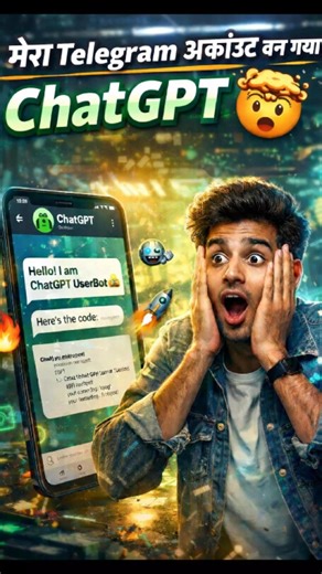 “Maine Telegram ko ChatGPT bana diya 🤯 | Telegram AI Bot”
