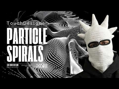TouchDesigner Tutorial: Build Organic Particle Spirals with POPs (Easy)