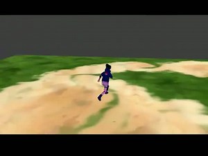 Naruto game - test in blender 3d video