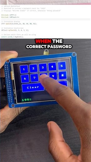 TouchPass with TFT Display & Arduino Mega 2560