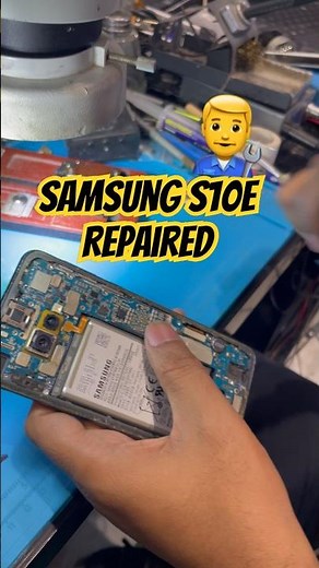 Samsung s10e repair | Mobile guru #samsung #phone #mobile #s10e #fix #repair #ic #cpu #emmc #storage