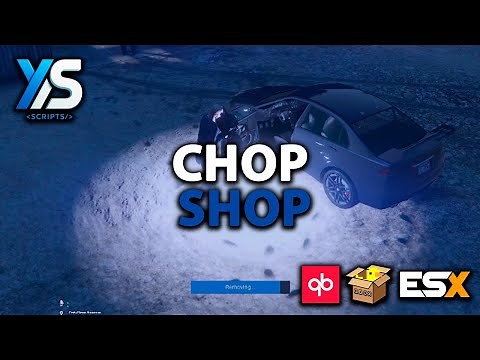 [QB, QBX, ESX] Chop Shop/Scrapyard FiveM Script