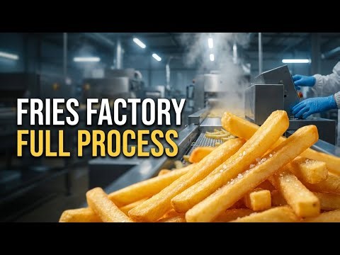 Inside the Fries Factory – (Full Process) How Luxury Fries Are Made