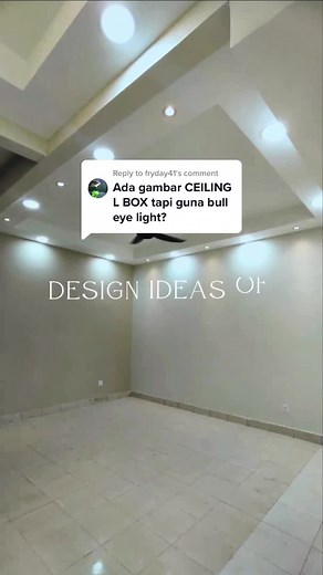 Plaster Ceiling L-Box Design with Downlights