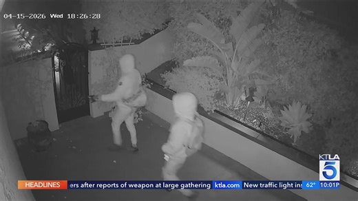 Sylmar home hit by burglars
