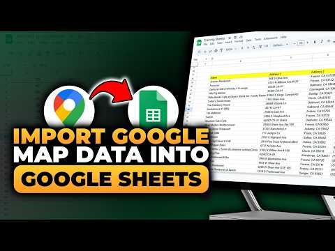 How To Import Google Map Data into Google Sheets (FAST & EASY) | 100% WORKS | NO Yapping!