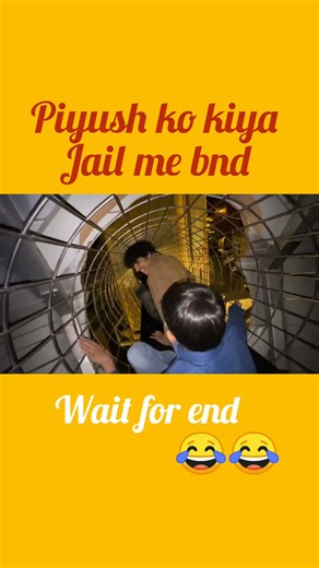 piyush ko kiya jail me bnd ||😱😂😂 || sourav joshi vlog #youtubeshorts #souravjoshishort #funny