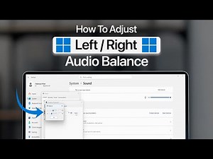 FIX Your Windows 11 Audio Balance Now!