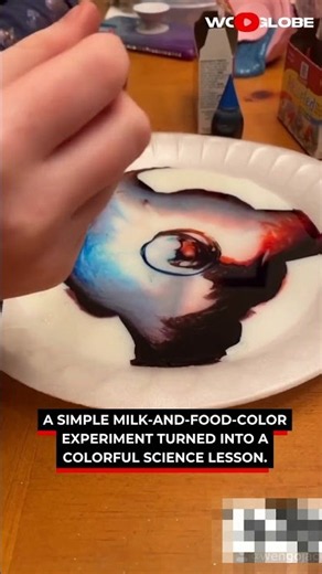 Milk Science Experiment Creates a Colorful Kitchen Surprise