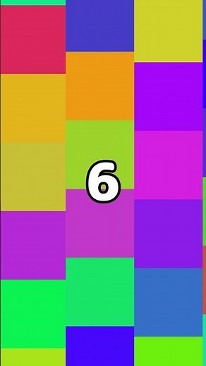 8 Seconds Timer ‐ Countdown Colorful Tiles（Vertical）