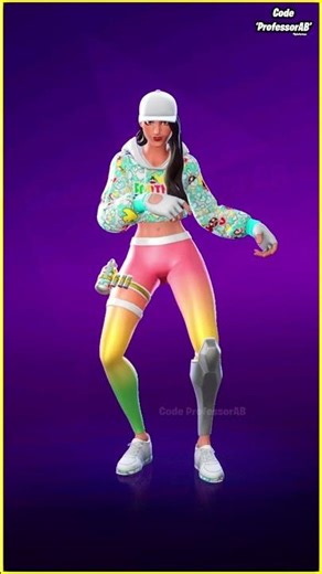 Fortnite Bend Back Emote Colour Ruby Skin Thicc 🍑😍😂