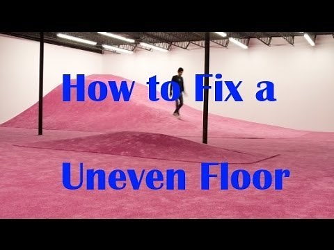 P3 - How to Level uneven Floors - Cabin / Home Repair & Restoration Project