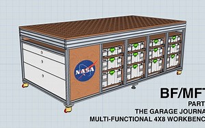【做工具】【4P】铝型材“整板”木工桌BF/MFT 兼容费斯托工具和事事坦工具箱 转自The Garage Journal
