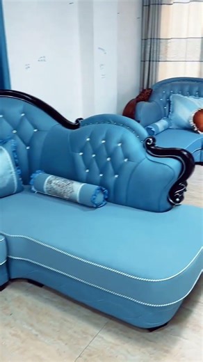 #Genuine Leather Sofa #European Style Furniture Sofa " #shortsfeed