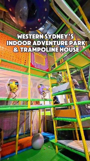 @flipoutrevesby is Western Sydney’s ultimate indoor playground, trampoline park, and family entertainment center! It’s fully air-conditioned with something to do for kids of all ages. 📍Flip Out Revesby Revesby Workers Club, Level 1/2B Brett St, Revesby What it includes: 🧸 Soft play area - 3 levels of climbing, double wave slides, bouncy balls, and interactive obstacle courses for toddlers and little ones. 🤸‍♂️ Trampoline zones - Huge jumping area for teens and adults, plus a smaller, enclosed