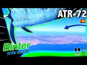 🟢🔵BINTER ATR-72 Flight Tenerife - Lanzarote (HDR10+ Dolby Vision Trip Report)