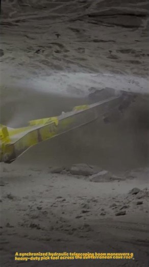 Heavy Duty 45-Ton Underground Scaling Machine Automatically Clearing Loose Rock Mine #machine
