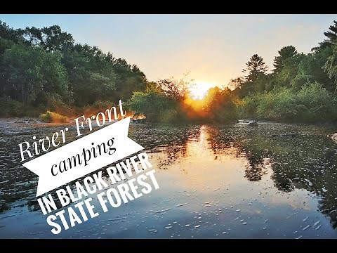 East Fork Campground Tour in Black River State Forest. Along with a hike and Kayak trip