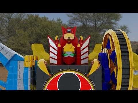Power Rangers Ninja Storm - Megazords (4K) - Low Poly Animation (3ds Max/V-Ray)