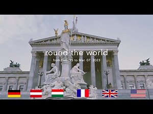 【世界一周旅行／ビジネスクラスの旅】完全版　全行程を一気に観よう！ Around the world, Business Class, 2023.