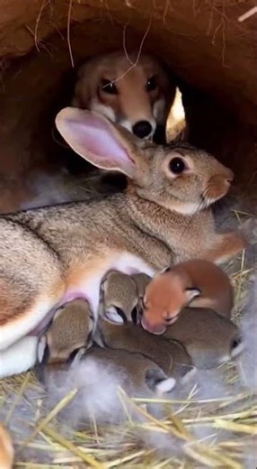 The Milk Thief: When a Rabbit Nursed a Fox Cub #fox #rabbit #viral #zootopia