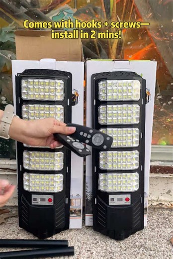 Solar lamp, no longer afraid of the night#solarlights #deal #smartsensor #tiktokshopholidayhaul #solargardenlights